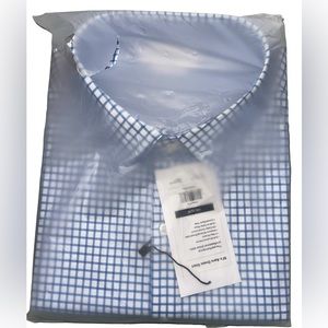 Ministry of Supply Shirt Aero Grid Long Sleeve Stretch Moisture Wicking NWT